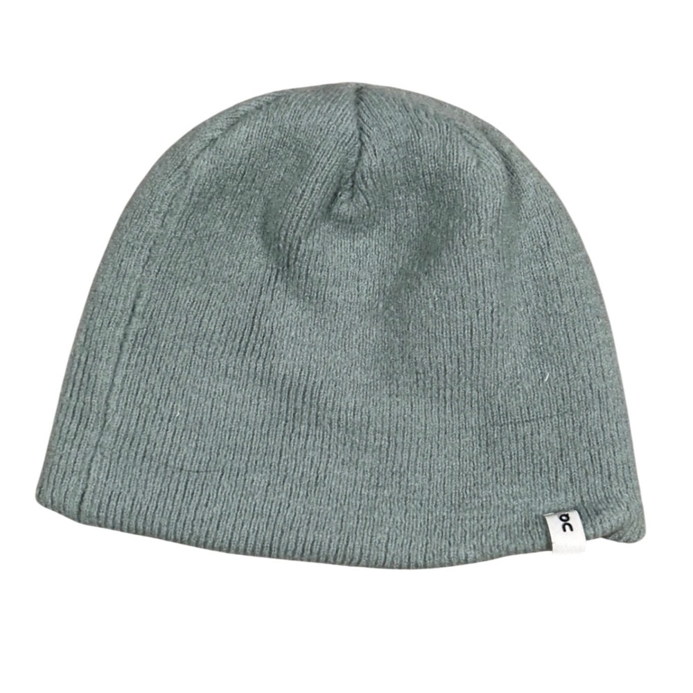 On Running Merino Wool‎ Beanie Sage Green Unisex Hat Gorpcore Athletic Hiking